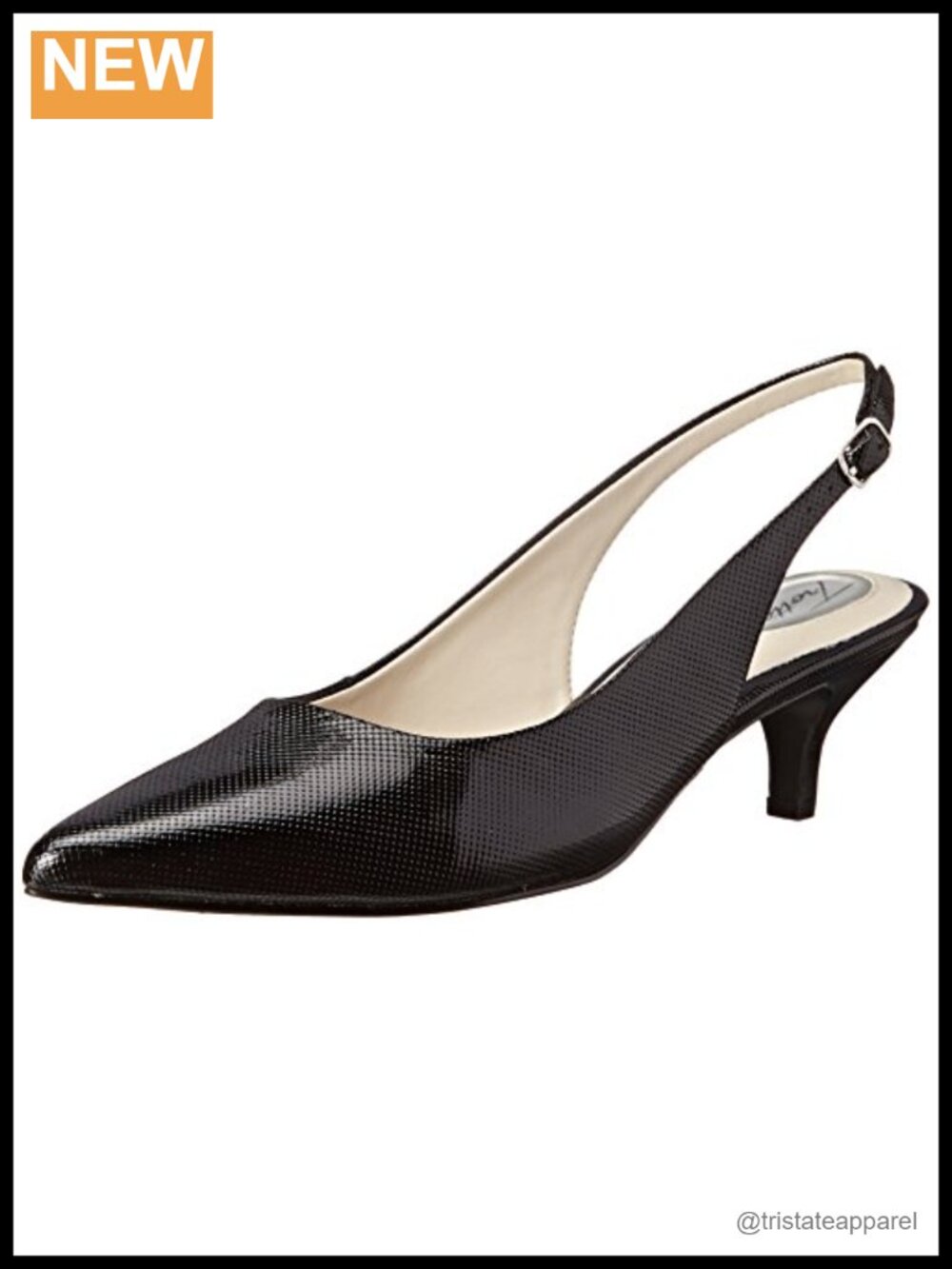 Trotters Prima Pointed Toe Kitten Heel Dress Pump Leather